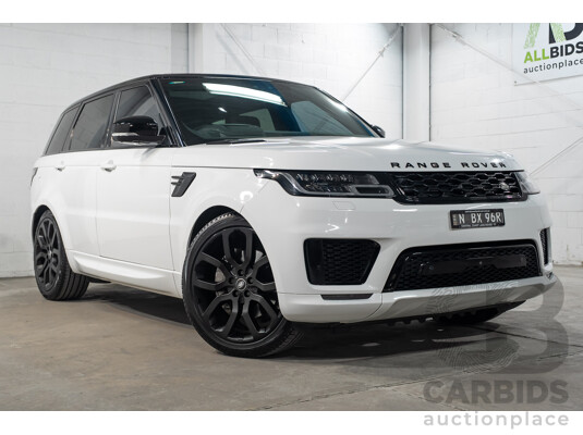 05/2020 Land Rover Range Rover Sport SDV6 HSE 225kW (AWD) L494 MY20.5 4D Wagon Polaris White Turbo Diesel 3.0L