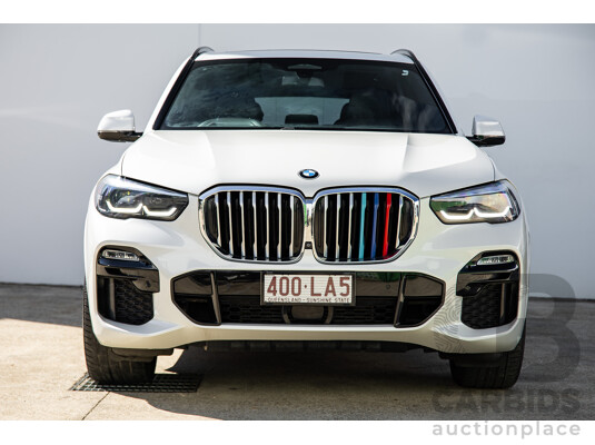 11/2020 BMW X5 xDrive 30d M-Sport Package (AWD) G05 MY21 4d Wagon Mineral White Metallic Turbo Diesel 3.0L