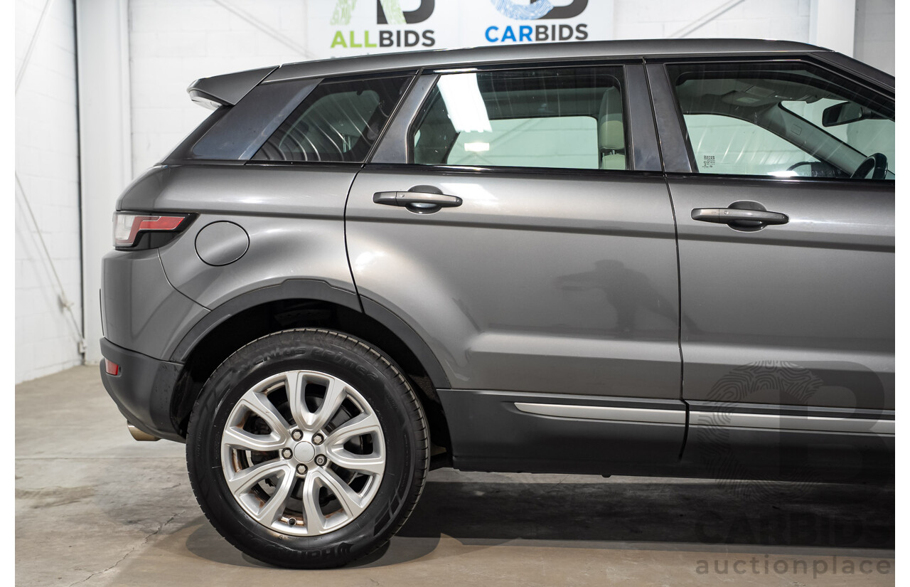 11/2016 Range Rover Evoque TD4 150 SE AWD LV MY17 5d Wagon Corris Grey Metallic Turbo Diesel 2.0L