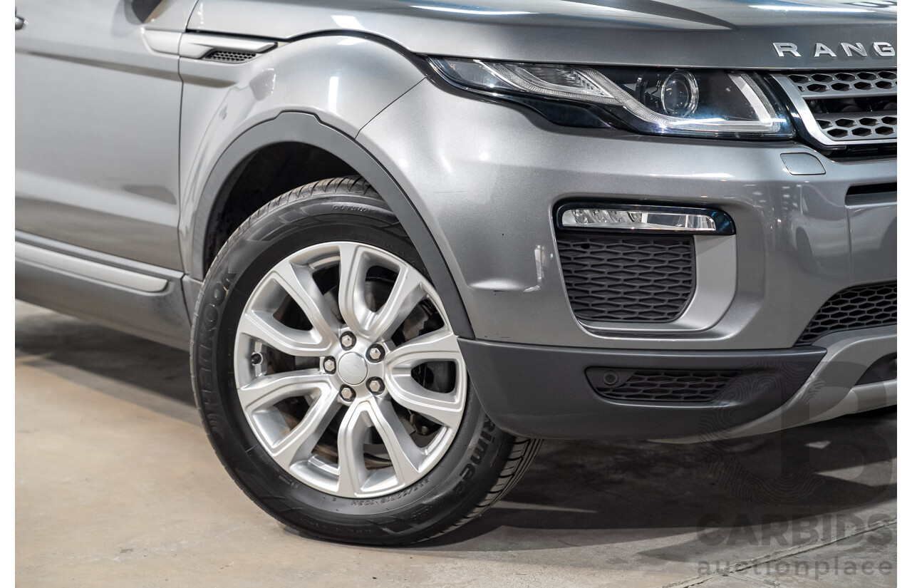 11/2016 Range Rover Evoque TD4 150 SE AWD LV MY17 5d Wagon Corris Grey Metallic Turbo Diesel 2.0L