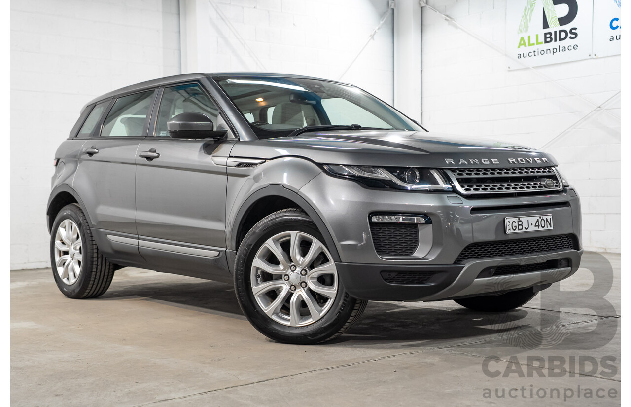 11/2016 Range Rover Evoque TD4 150 SE AWD LV MY17 5d Wagon Corris Grey Metallic Turbo Diesel 2.0L
