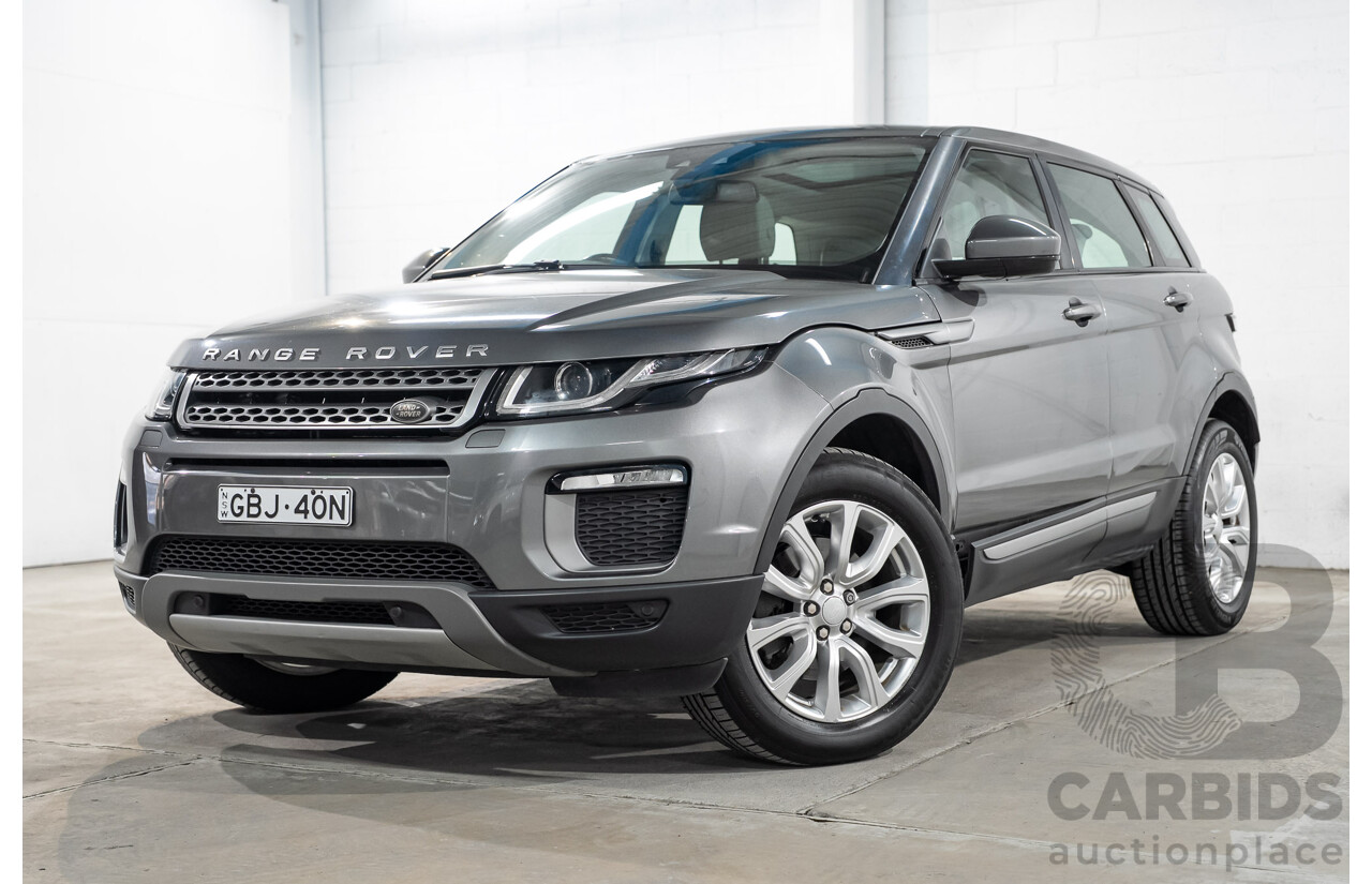 11/2016 Range Rover Evoque TD4 150 SE AWD LV MY17 5d Wagon Corris Grey Metallic Turbo Diesel 2.0L