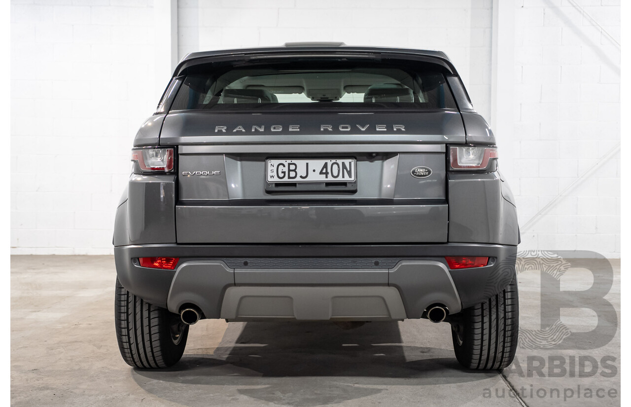 11/2016 Range Rover Evoque TD4 150 SE AWD LV MY17 5d Wagon Corris Grey Metallic Turbo Diesel 2.0L