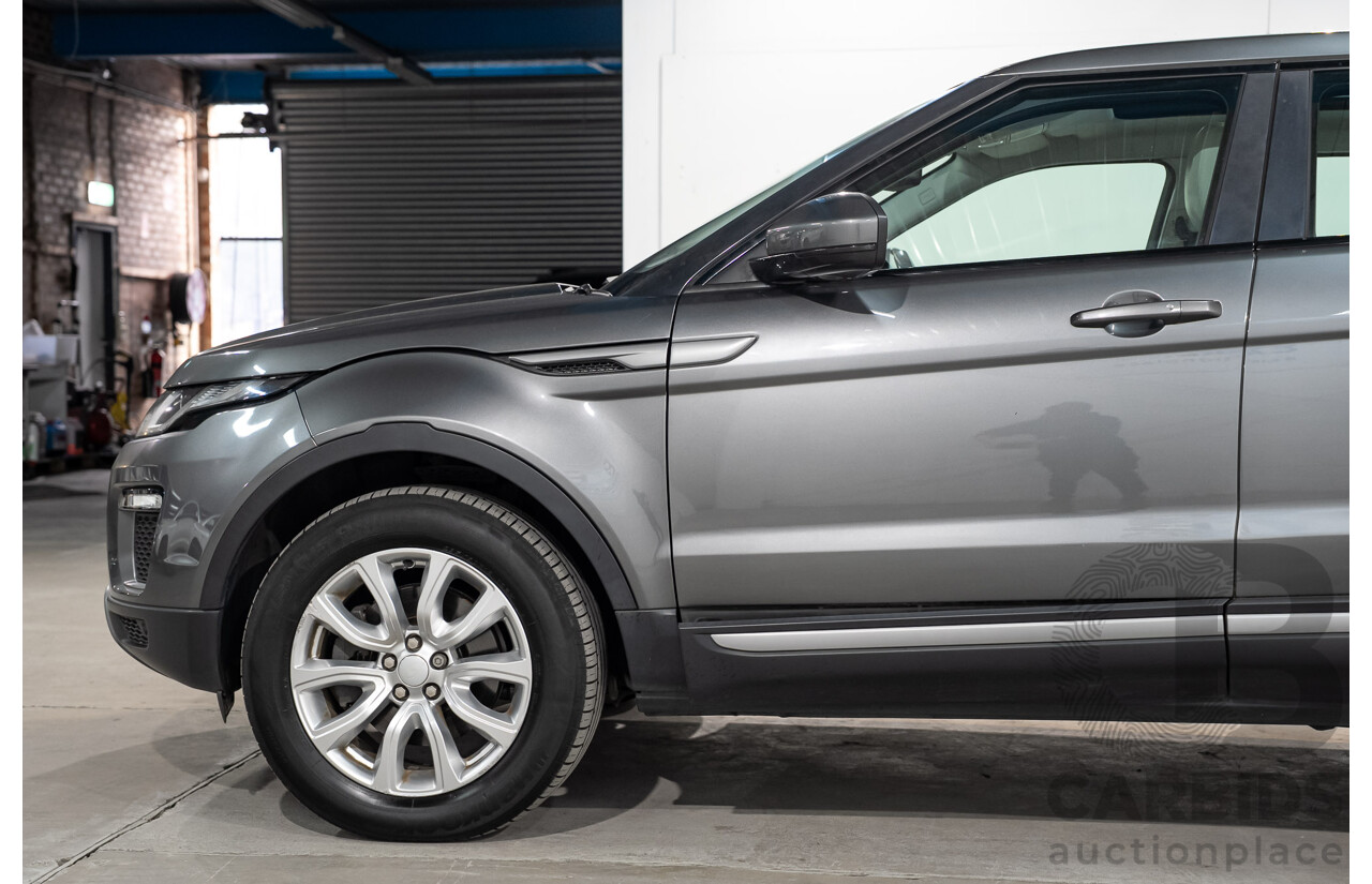11/2016 Range Rover Evoque TD4 150 SE AWD LV MY17 5d Wagon Corris Grey Metallic Turbo Diesel 2.0L