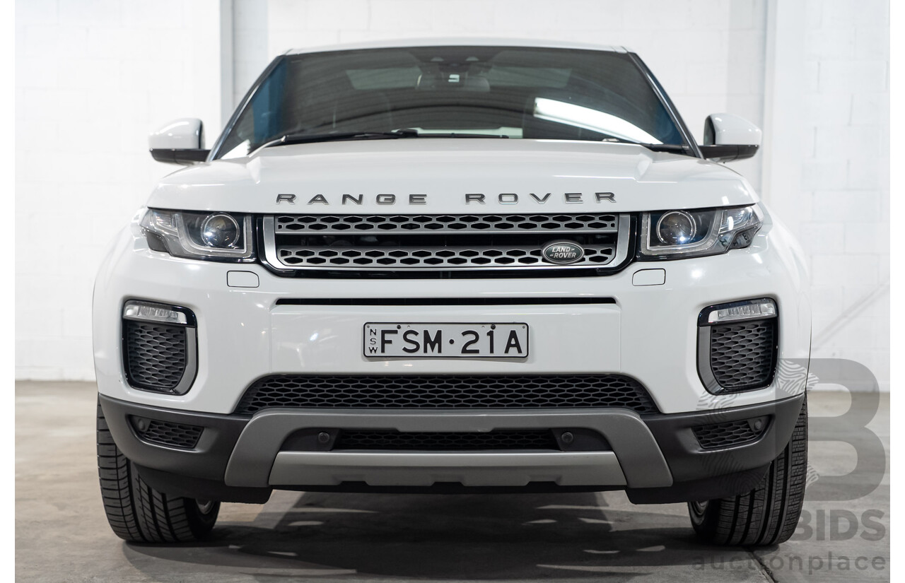 12/2017 Range Rover Evoque TD4 SE AWD LV MY18 5d Wagon Fuji White Turbo Diesel 2.0L