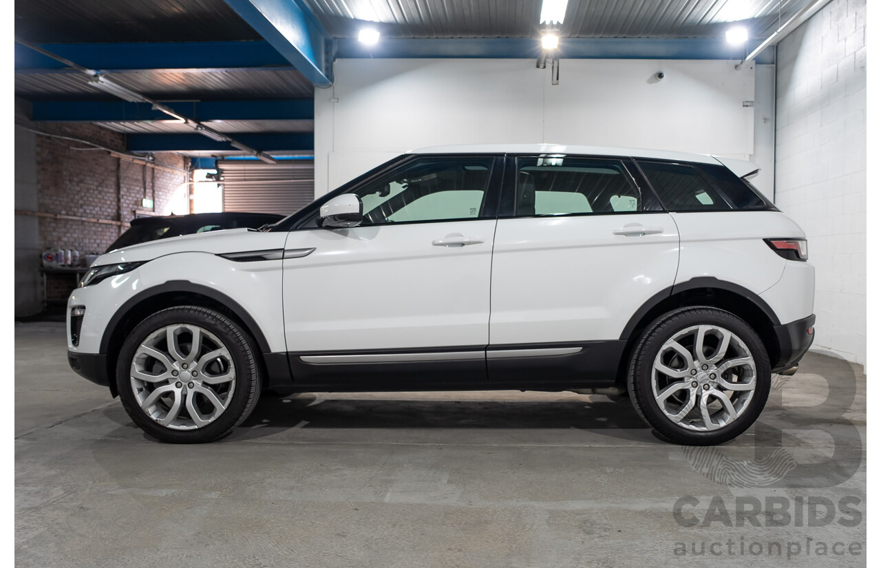 12/2017 Range Rover Evoque TD4 SE AWD LV MY18 5d Wagon Fuji White Turbo Diesel 2.0L