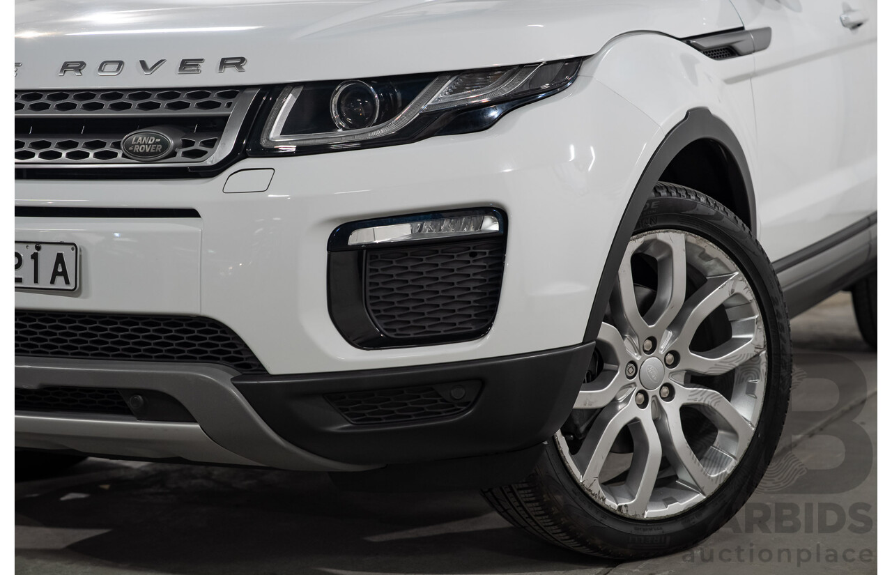 12/2017 Range Rover Evoque TD4 SE AWD LV MY18 5d Wagon Fuji White Turbo Diesel 2.0L