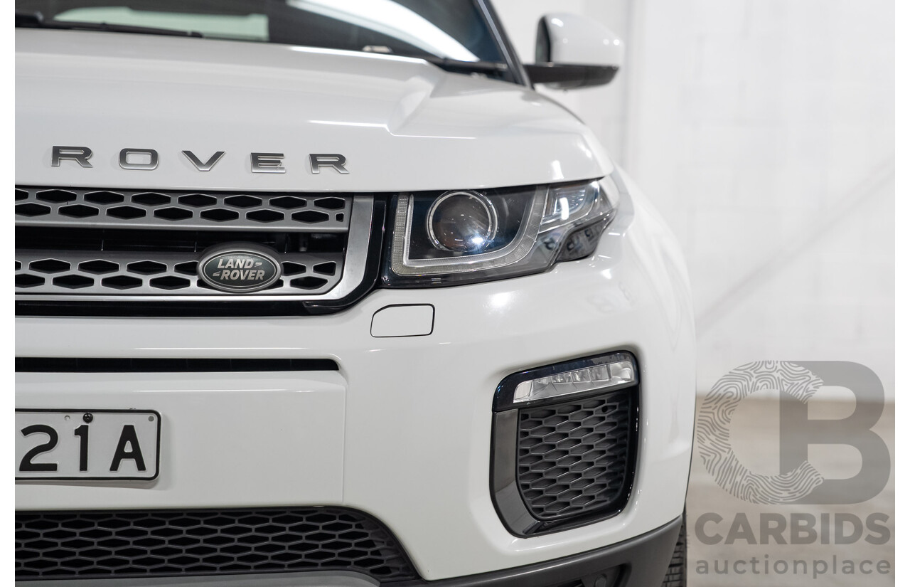 12/2017 Range Rover Evoque TD4 SE AWD LV MY18 5d Wagon Fuji White Turbo Diesel 2.0L
