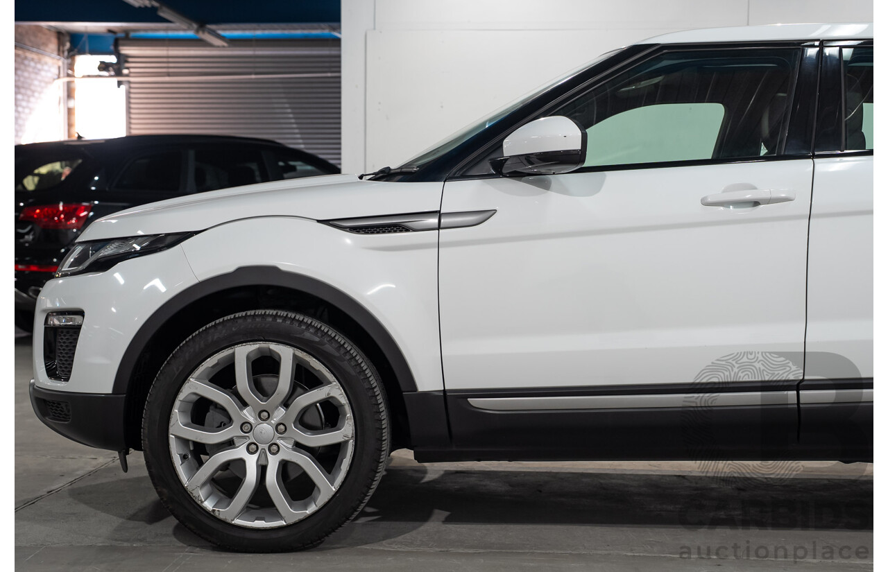 12/2017 Range Rover Evoque TD4 SE AWD LV MY18 5d Wagon Fuji White Turbo Diesel 2.0L
