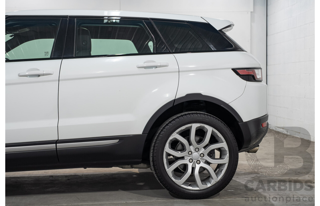 12/2017 Range Rover Evoque TD4 SE AWD LV MY18 5d Wagon Fuji White Turbo Diesel 2.0L