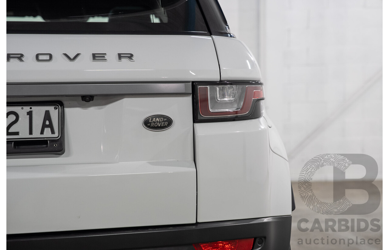 12/2017 Range Rover Evoque TD4 SE AWD LV MY18 5d Wagon Fuji White Turbo Diesel 2.0L