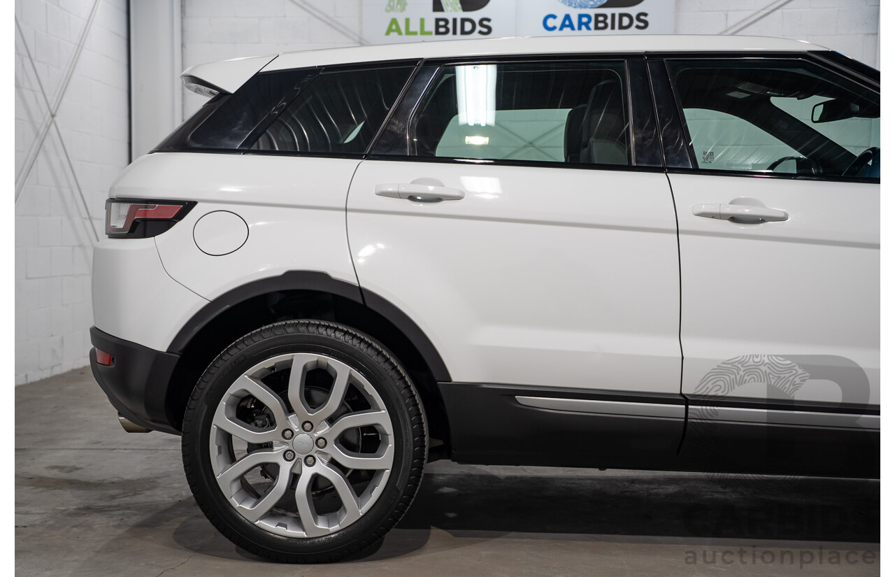 12/2017 Range Rover Evoque TD4 SE AWD LV MY18 5d Wagon Fuji White Turbo Diesel 2.0L