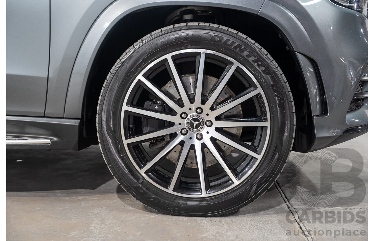 10/2020 Mercedes-Benz GLS 400d 4MATIC AWD X167 MY20.5 4d Wagon Selenite Grey Metallic Turbo Diesel 2.9L