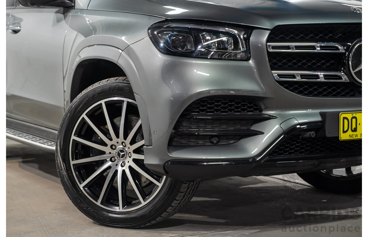 10/2020 Mercedes-Benz GLS 400d 4MATIC AWD X167 MY20.5 4d Wagon Selenite Grey Metallic Turbo Diesel 2.9L