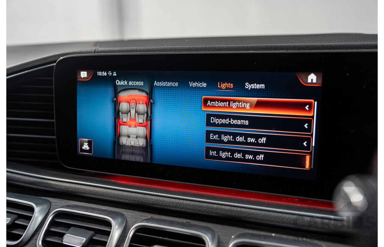 10/2020 Mercedes-Benz GLS 400d 4MATIC AWD X167 MY20.5 4d Wagon Selenite Grey Metallic Turbo Diesel 2.9L