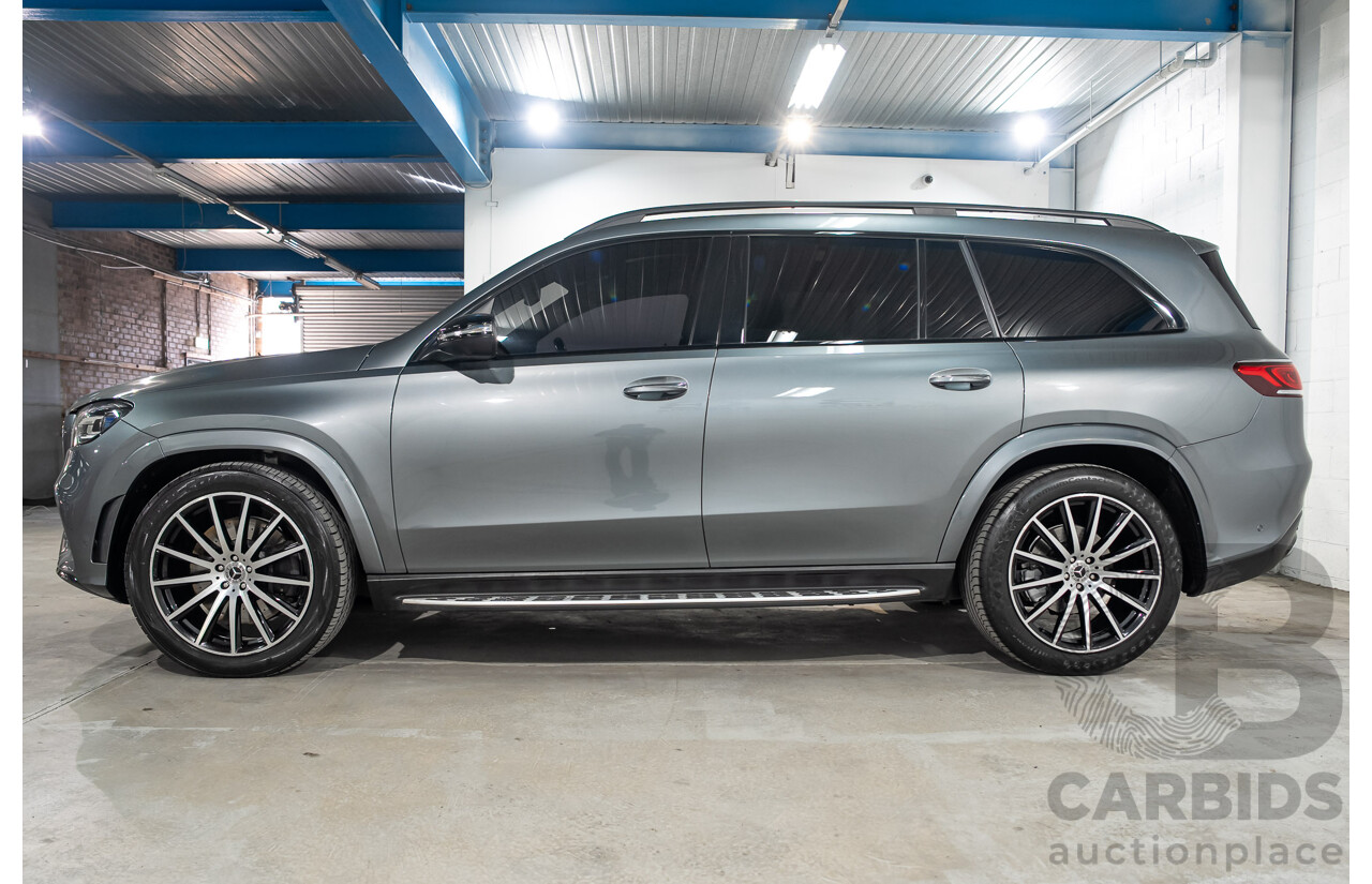 10/2020 Mercedes-Benz GLS 400d 4MATIC AWD X167 MY20.5 4d Wagon Selenite Grey Metallic Turbo Diesel 2.9L