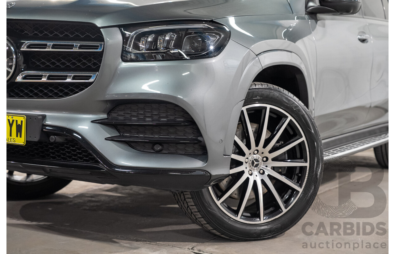 10/2020 Mercedes-Benz GLS 400d 4MATIC AWD X167 MY20.5 4d Wagon Selenite Grey Metallic Turbo Diesel 2.9L
