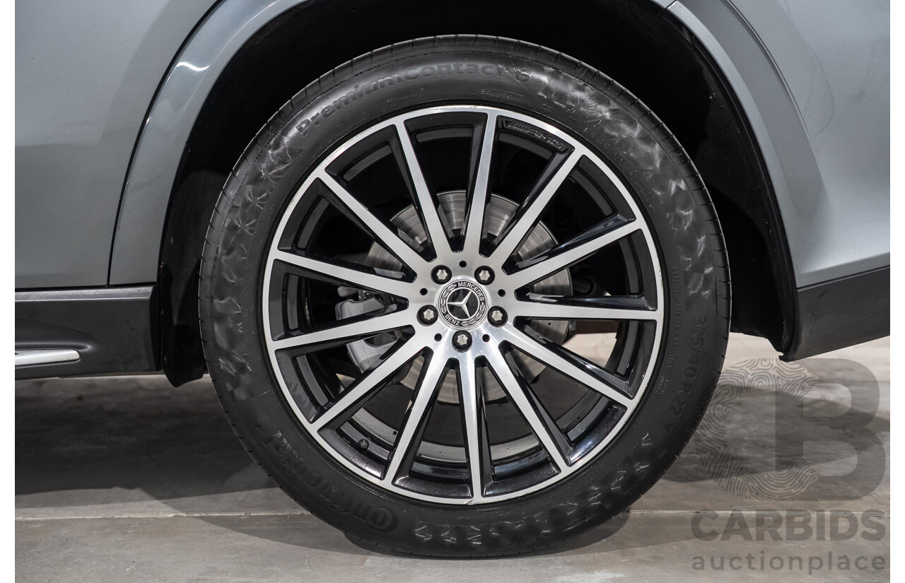 10/2020 Mercedes-Benz GLS 400d 4MATIC AWD X167 MY20.5 4d Wagon Selenite Grey Metallic Turbo Diesel 2.9L