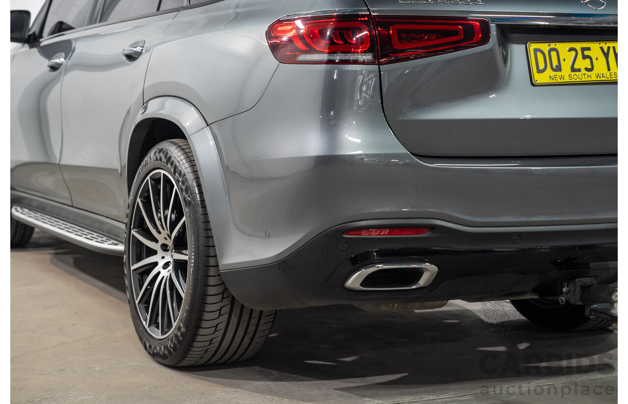 10/2020 Mercedes-Benz GLS 400d 4MATIC AWD X167 MY20.5 4d Wagon Selenite Grey Metallic Turbo Diesel 2.9L