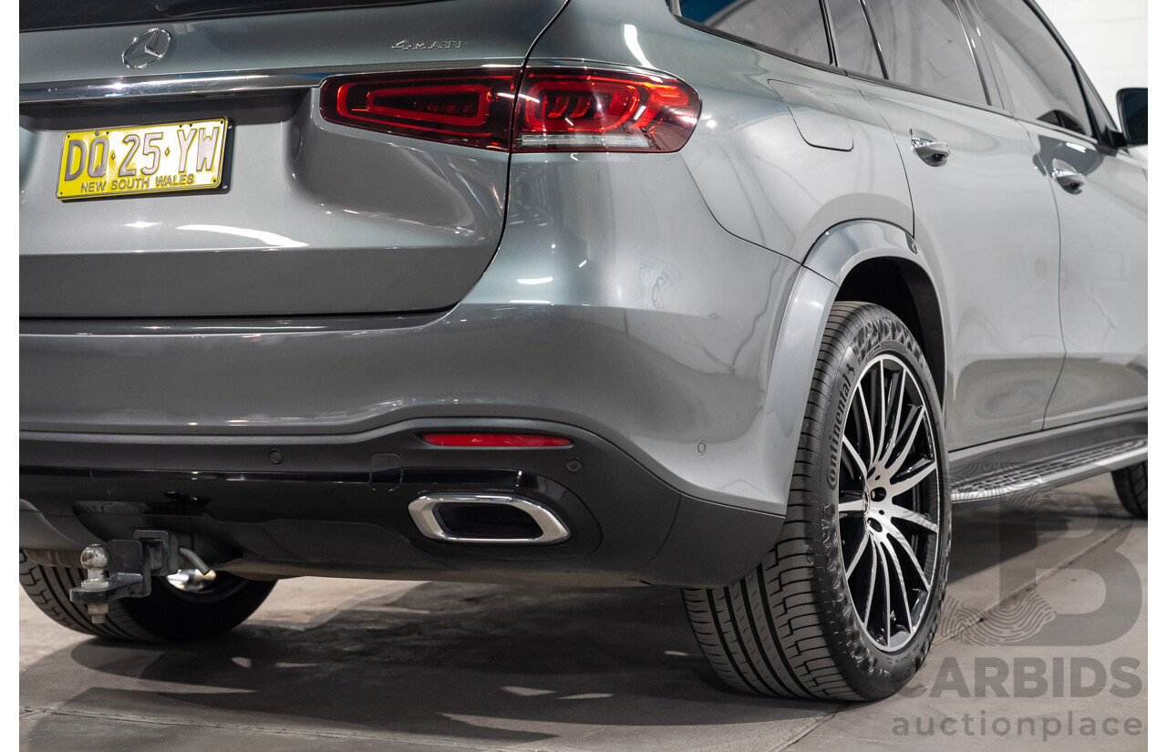 10/2020 Mercedes-Benz GLS 400d 4MATIC AWD X167 MY20.5 4d Wagon Selenite Grey Metallic Turbo Diesel 2.9L
