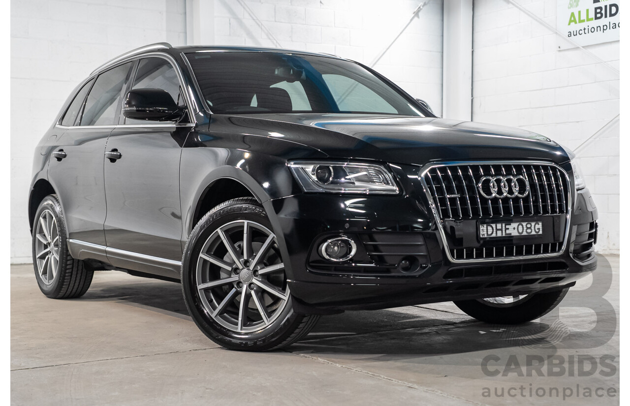 5/2016 Audi Q5 2.0 TDI Quattro (AWD) 8R MY16 4d Wagon Myth Black Metallic Turbo Diesel 2.0L