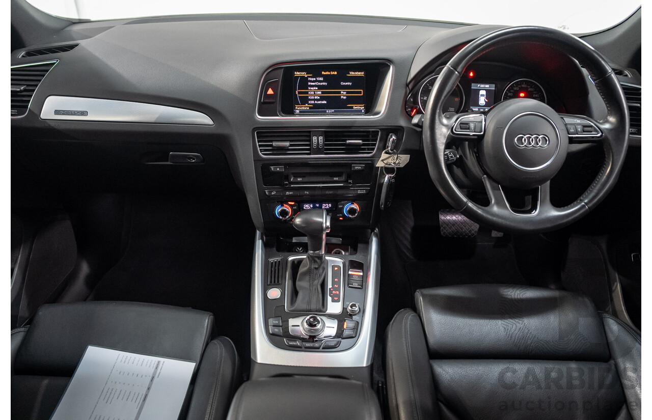 5/2016 Audi Q5 2.0 TDI Quattro (AWD) 8R MY16 4d Wagon Myth Black Metallic Turbo Diesel 2.0L