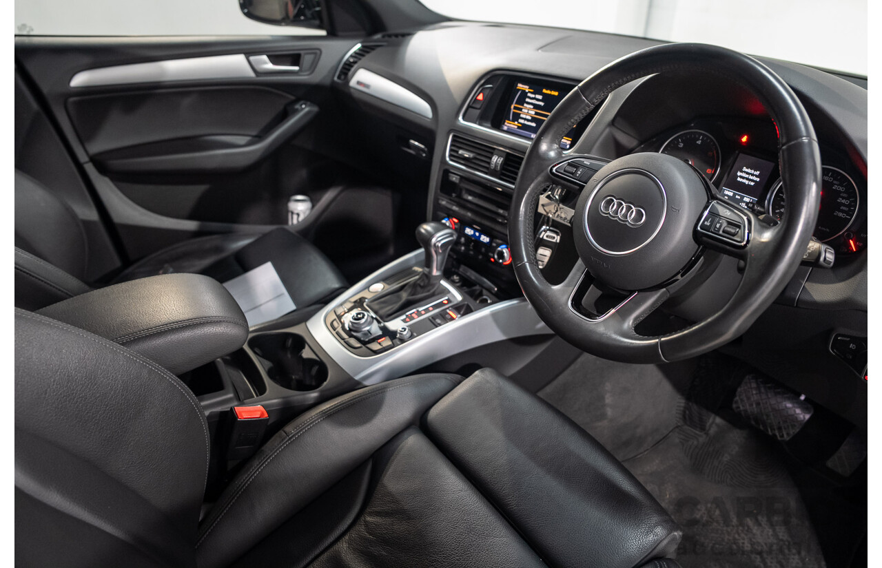 5/2016 Audi Q5 2.0 TDI Quattro (AWD) 8R MY16 4d Wagon Myth Black Metallic Turbo Diesel 2.0L