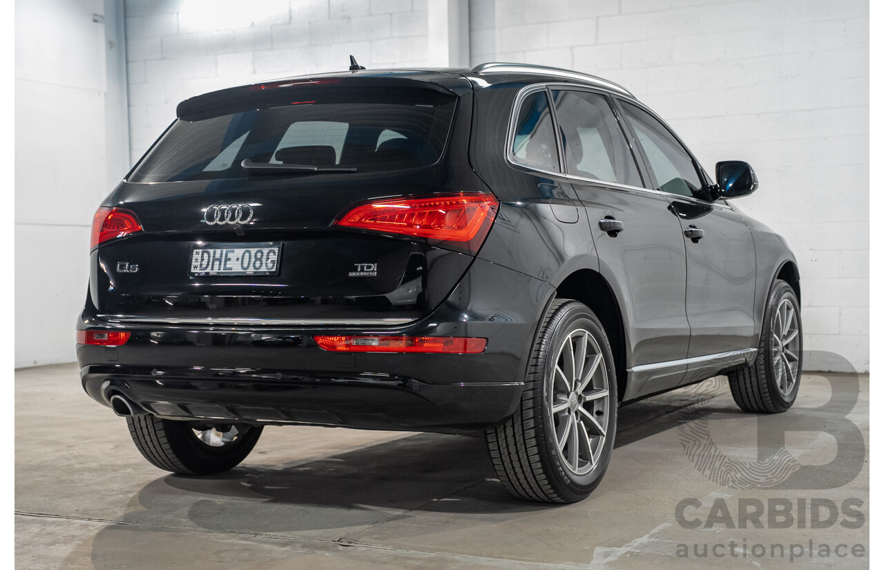 5/2016 Audi Q5 2.0 TDI Quattro (AWD) 8R MY16 4d Wagon Myth Black Metallic Turbo Diesel 2.0L