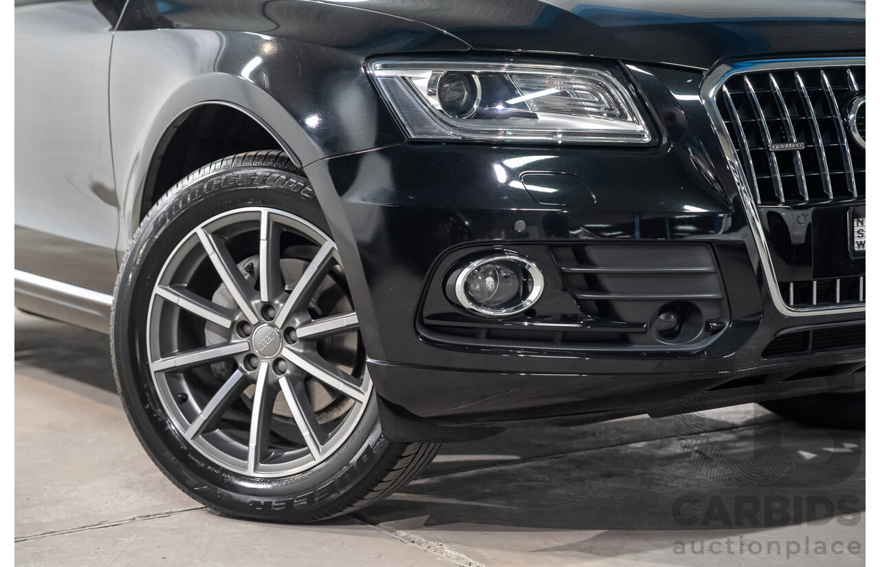 5/2016 Audi Q5 2.0 TDI Quattro (AWD) 8R MY16 4d Wagon Myth Black Metallic Turbo Diesel 2.0L