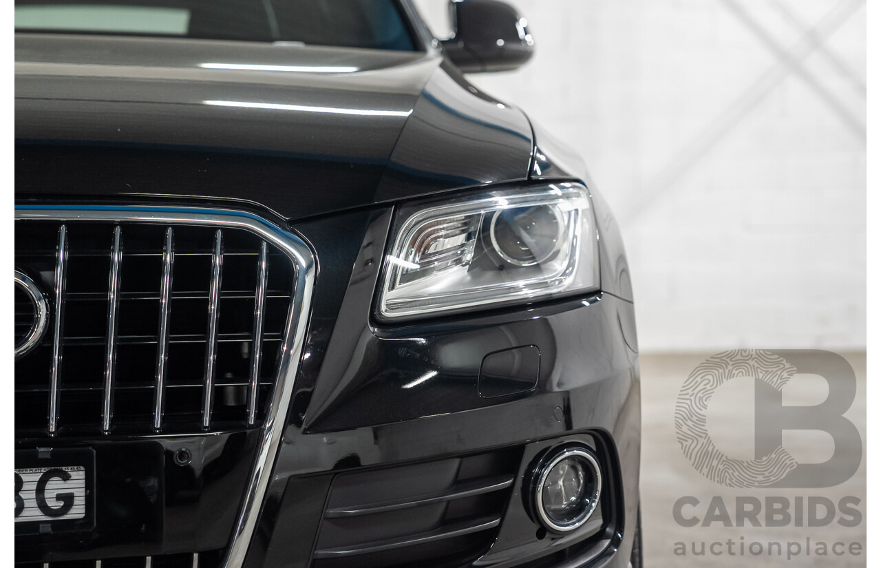 5/2016 Audi Q5 2.0 TDI Quattro (AWD) 8R MY16 4d Wagon Myth Black Metallic Turbo Diesel 2.0L