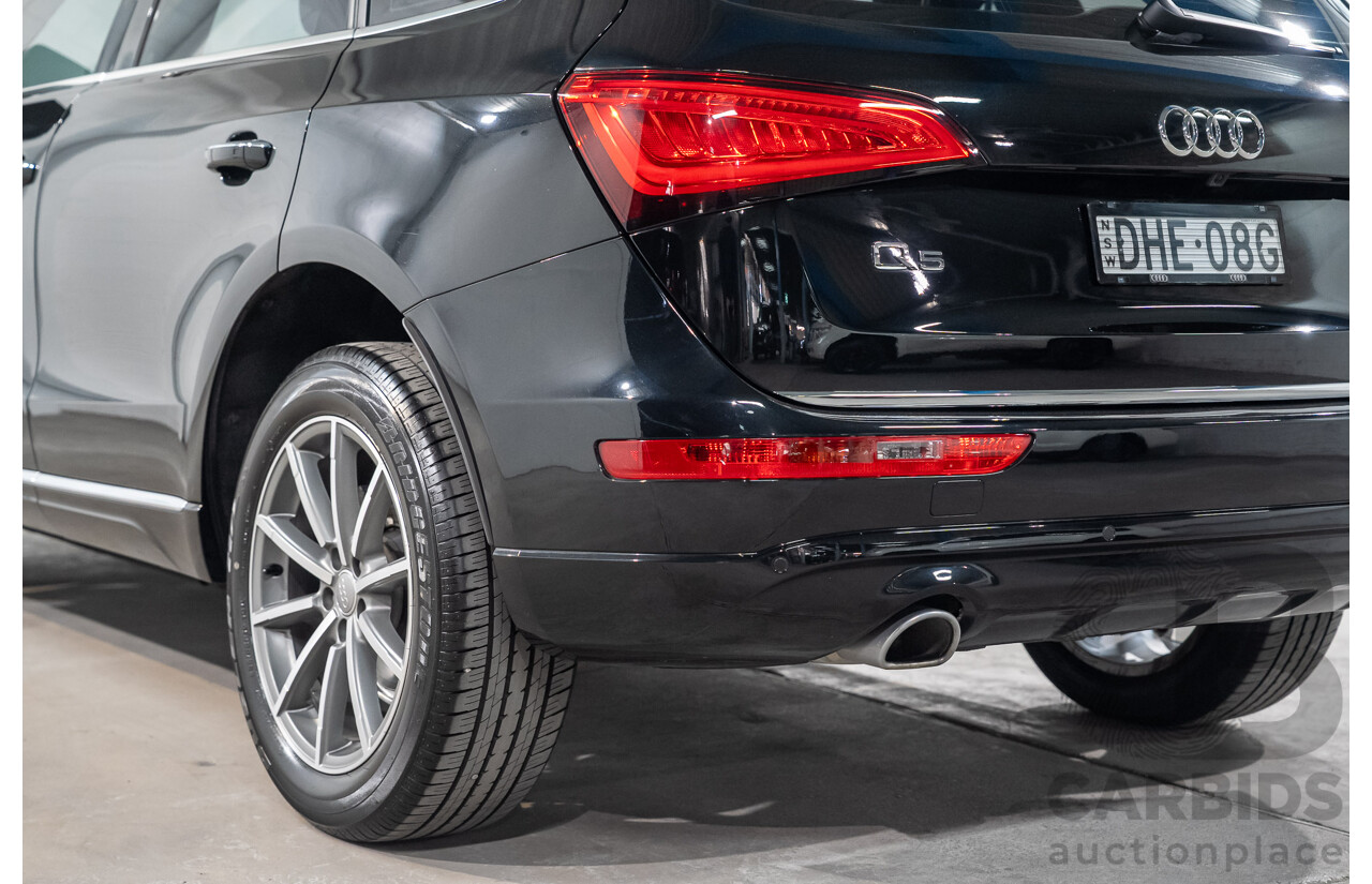 5/2016 Audi Q5 2.0 TDI Quattro (AWD) 8R MY16 4d Wagon Myth Black Metallic Turbo Diesel 2.0L