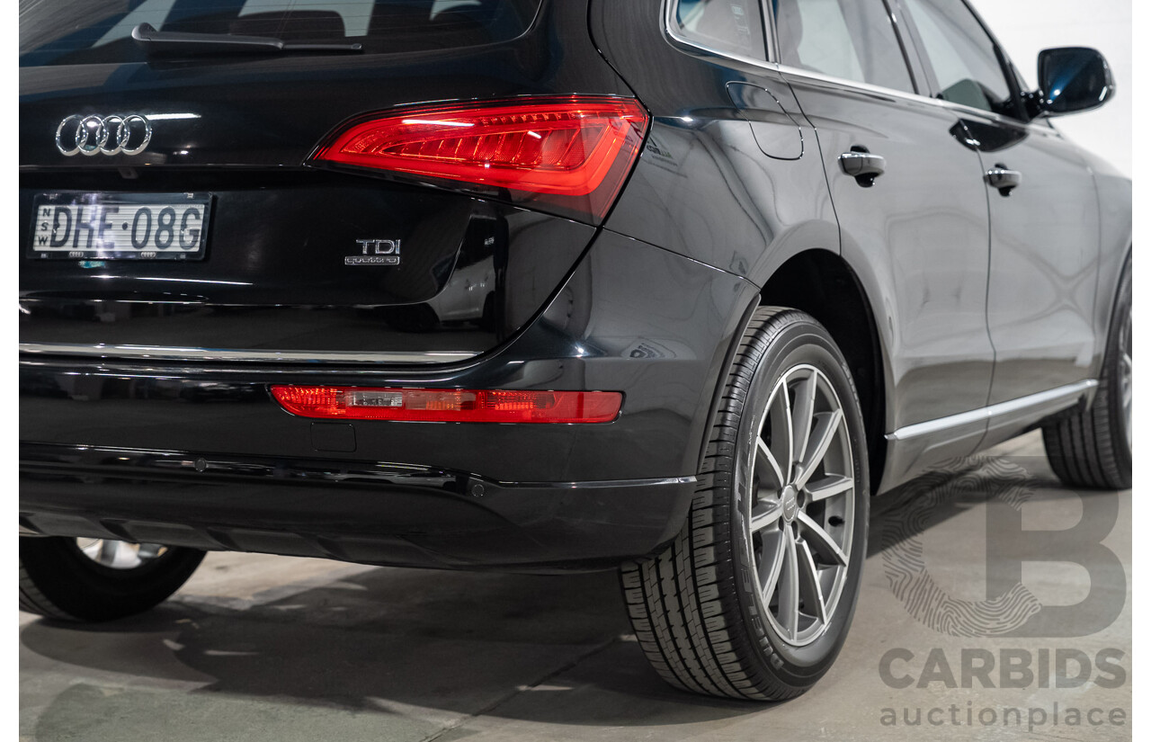 5/2016 Audi Q5 2.0 TDI Quattro (AWD) 8R MY16 4d Wagon Myth Black Metallic Turbo Diesel 2.0L