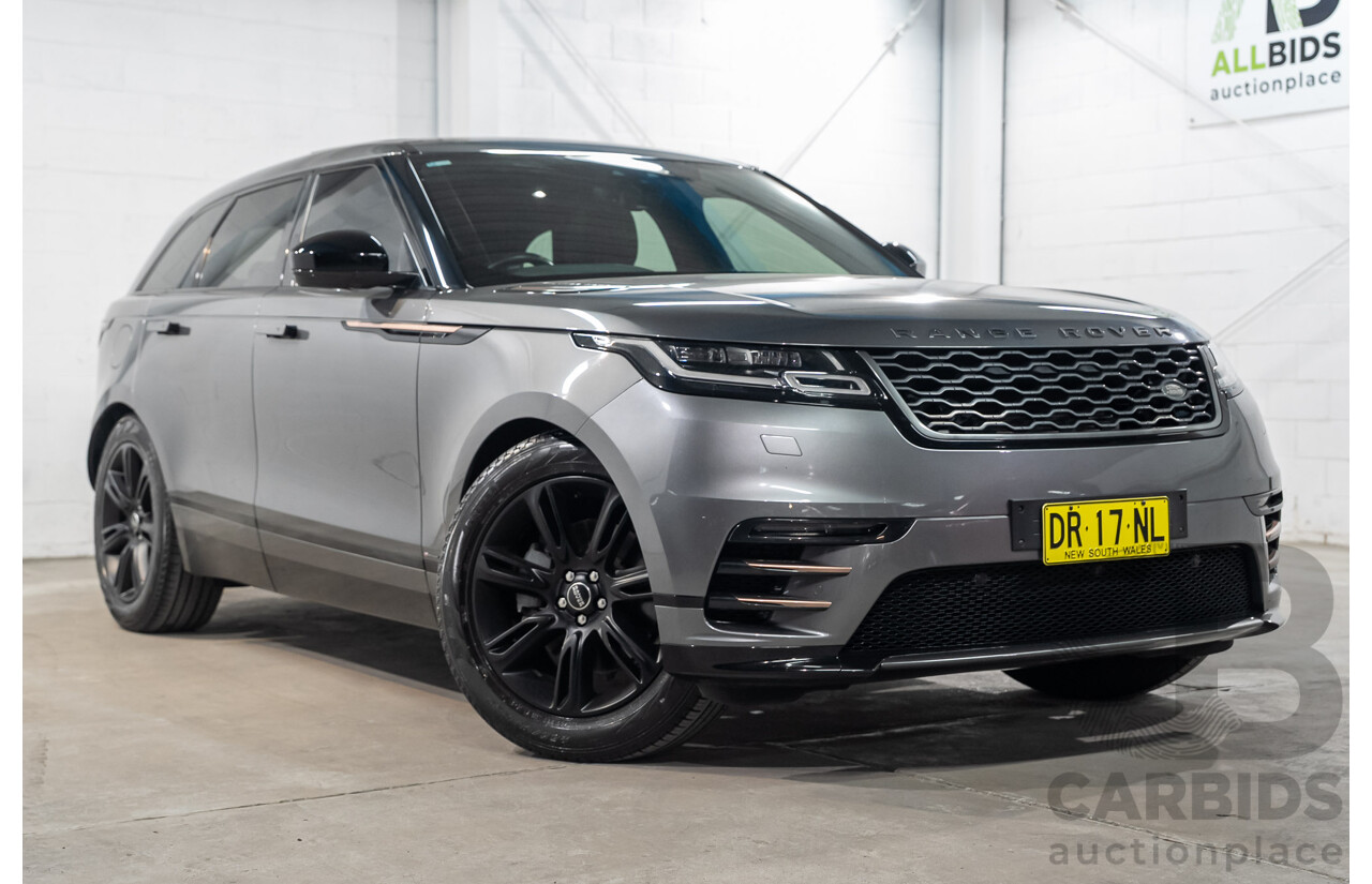 9/2017 Range Rover Velar D300 R-Dynamic S (AWD) MY18 4d Wagon Corris Grey Metallic Twin Turbo Diesel 3.0L