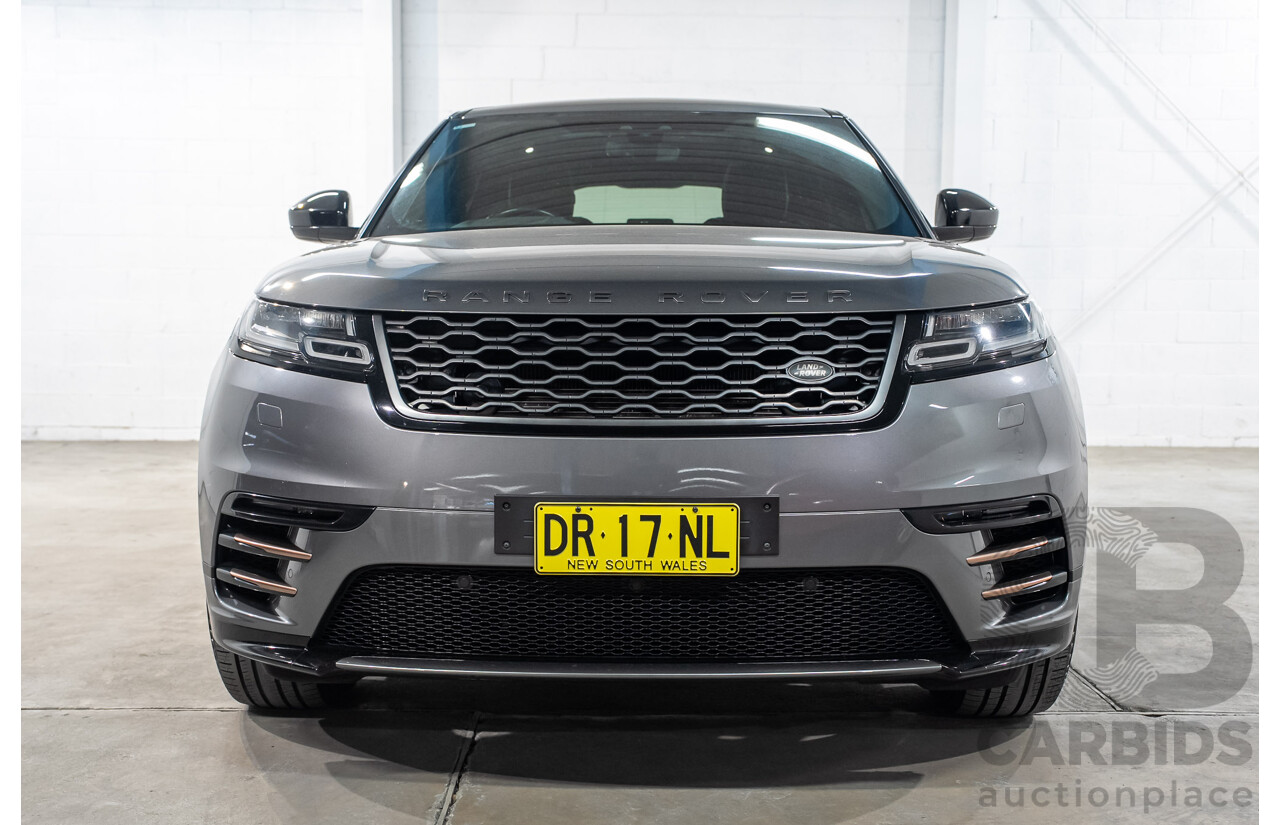 9/2017 Range Rover Velar D300 R-Dynamic S (AWD) MY18 4d Wagon Corris Grey Metallic Twin Turbo Diesel 3.0L