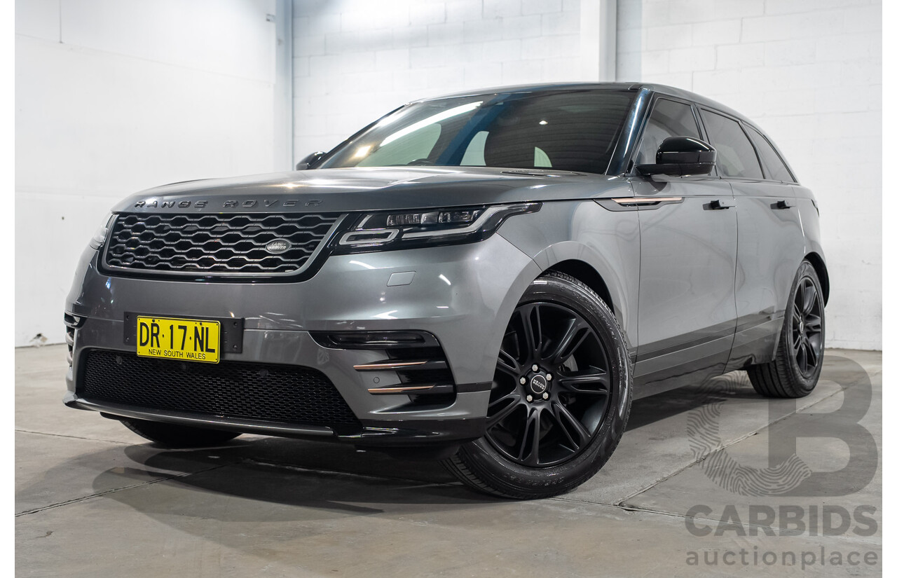 9/2017 Range Rover Velar D300 R-Dynamic S (AWD) MY18 4d Wagon Corris Grey Metallic Twin Turbo Diesel 3.0L
