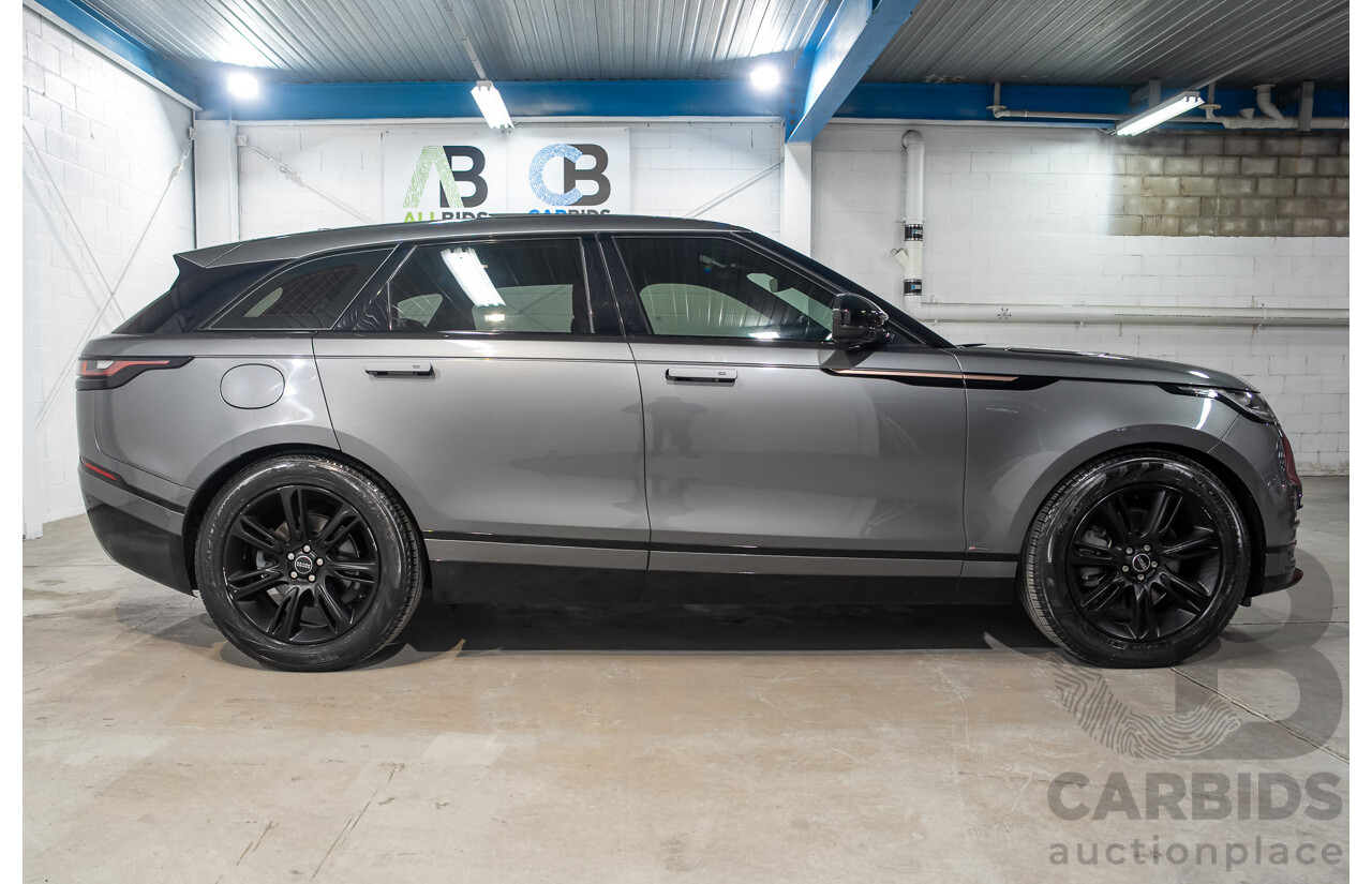 9/2017 Range Rover Velar D300 R-Dynamic S (AWD) MY18 4d Wagon Corris Grey Metallic Twin Turbo Diesel 3.0L