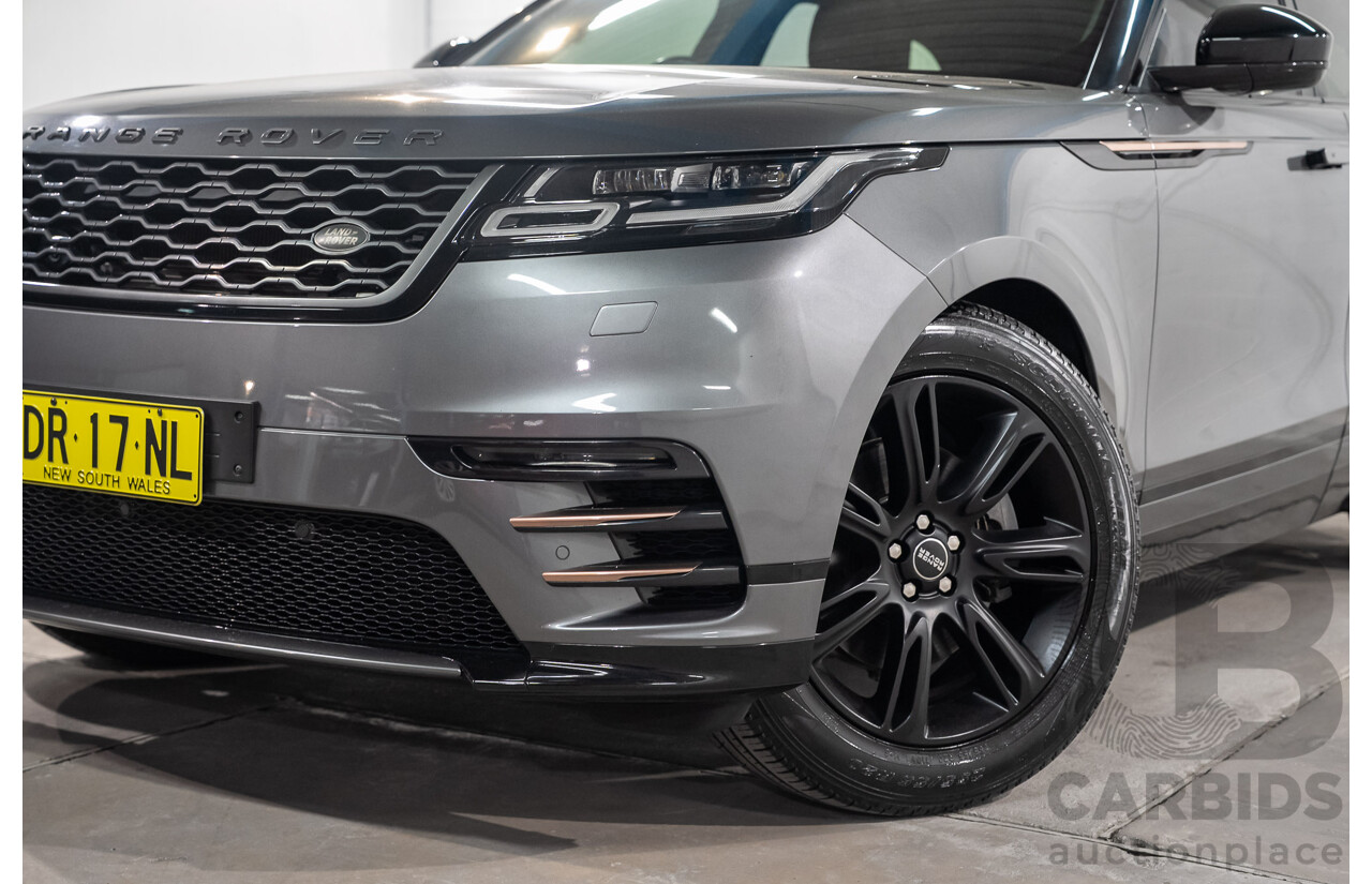 9/2017 Range Rover Velar D300 R-Dynamic S (AWD) MY18 4d Wagon Corris Grey Metallic Twin Turbo Diesel 3.0L