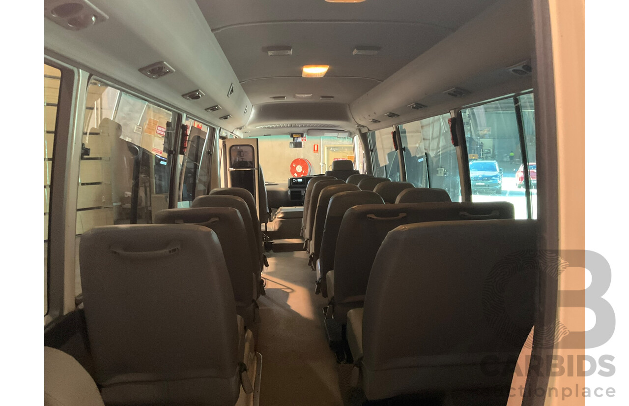 09/2008 Toyota Coaster Standard (LWB 4x2) XZB50R 07 Upgrade Bus White Turbo Diesel 4.0L - 21 Seater