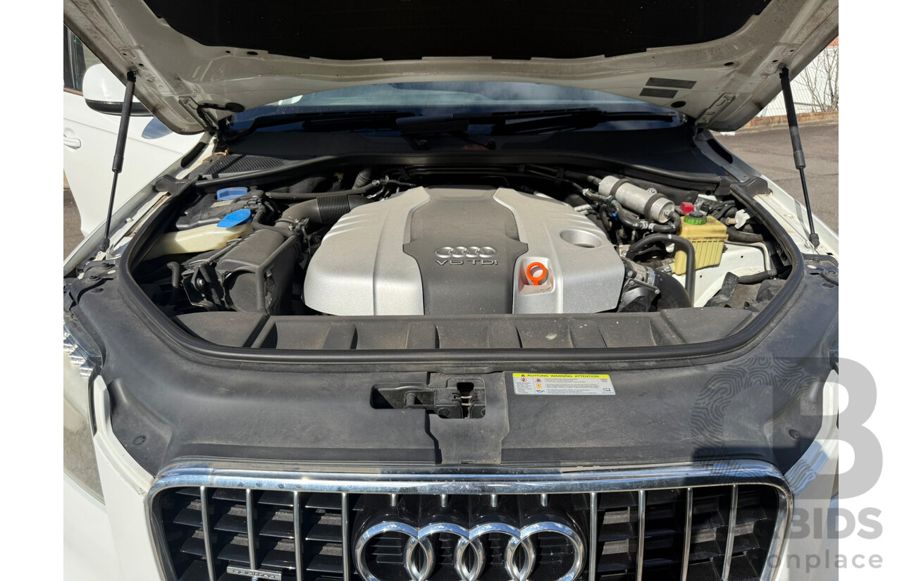 07/2013 Audi Q7 3.0 TDI QUATTRO AWD MY13 4D Wagon White Turbo Diesel 3.0L