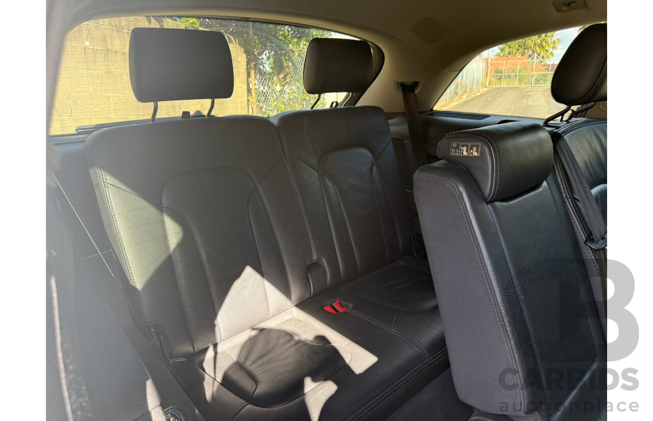 07/2013 Audi Q7 3.0 TDI QUATTRO AWD MY13 4D Wagon White Turbo Diesel 3.0L