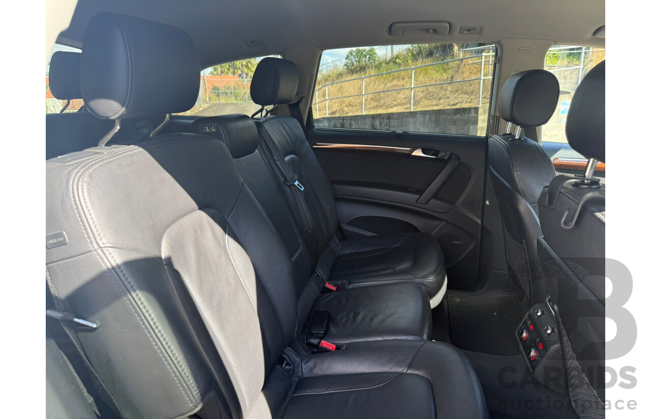 07/2013 Audi Q7 3.0 TDI QUATTRO AWD MY13 4D Wagon White Turbo Diesel 3.0L