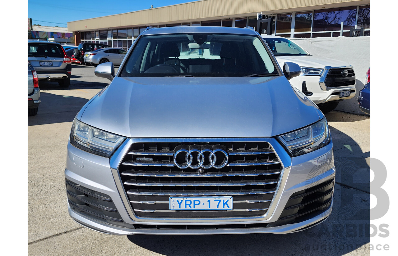 01/2016 Audi Q7 3.0 TDI Quattro 4M 4d Wagon Silver 3.0L