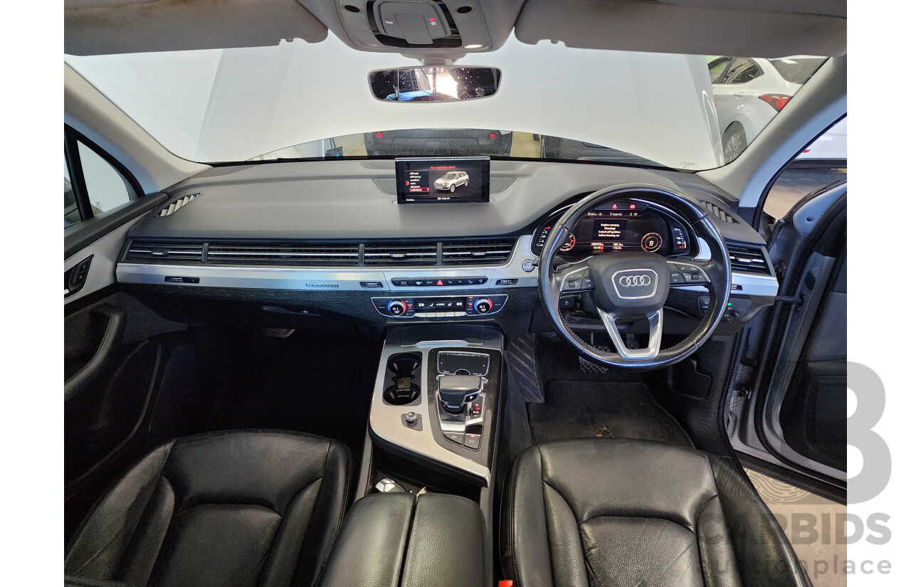 01/2016 Audi Q7 3.0 TDI Quattro 4M 4d Wagon Silver 3.0L
