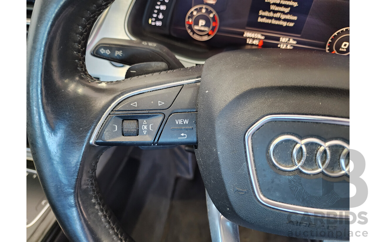 01/2016 Audi Q7 3.0 TDI Quattro 4M 4d Wagon Silver 3.0L