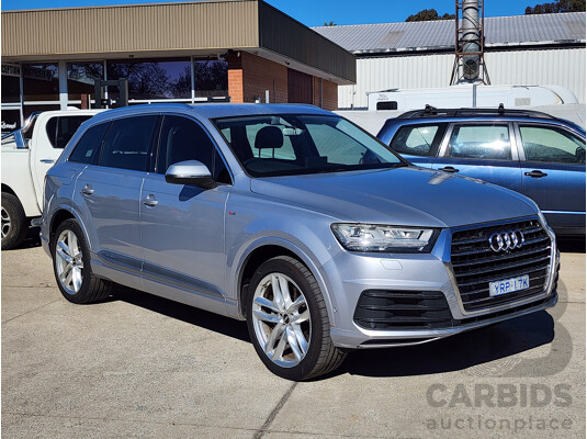 01/2016 Audi Q7 3.0 TDI Quattro 4M 4d Wagon Silver 3.0L