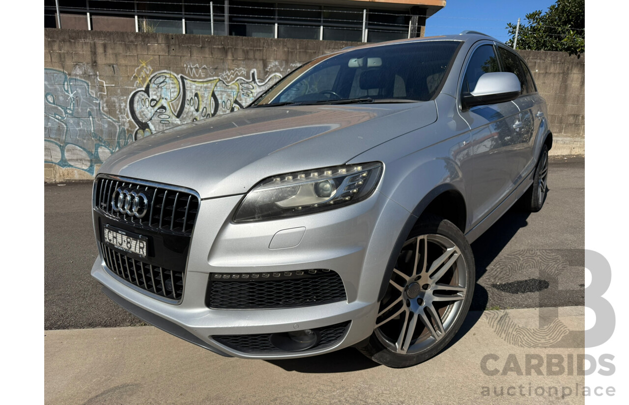 06/2012 Audi Q7 3.0 TDI QUATTRO AWD MY12 4D Wagon Ice Silver Metallic Turbo Diesel 3.0L