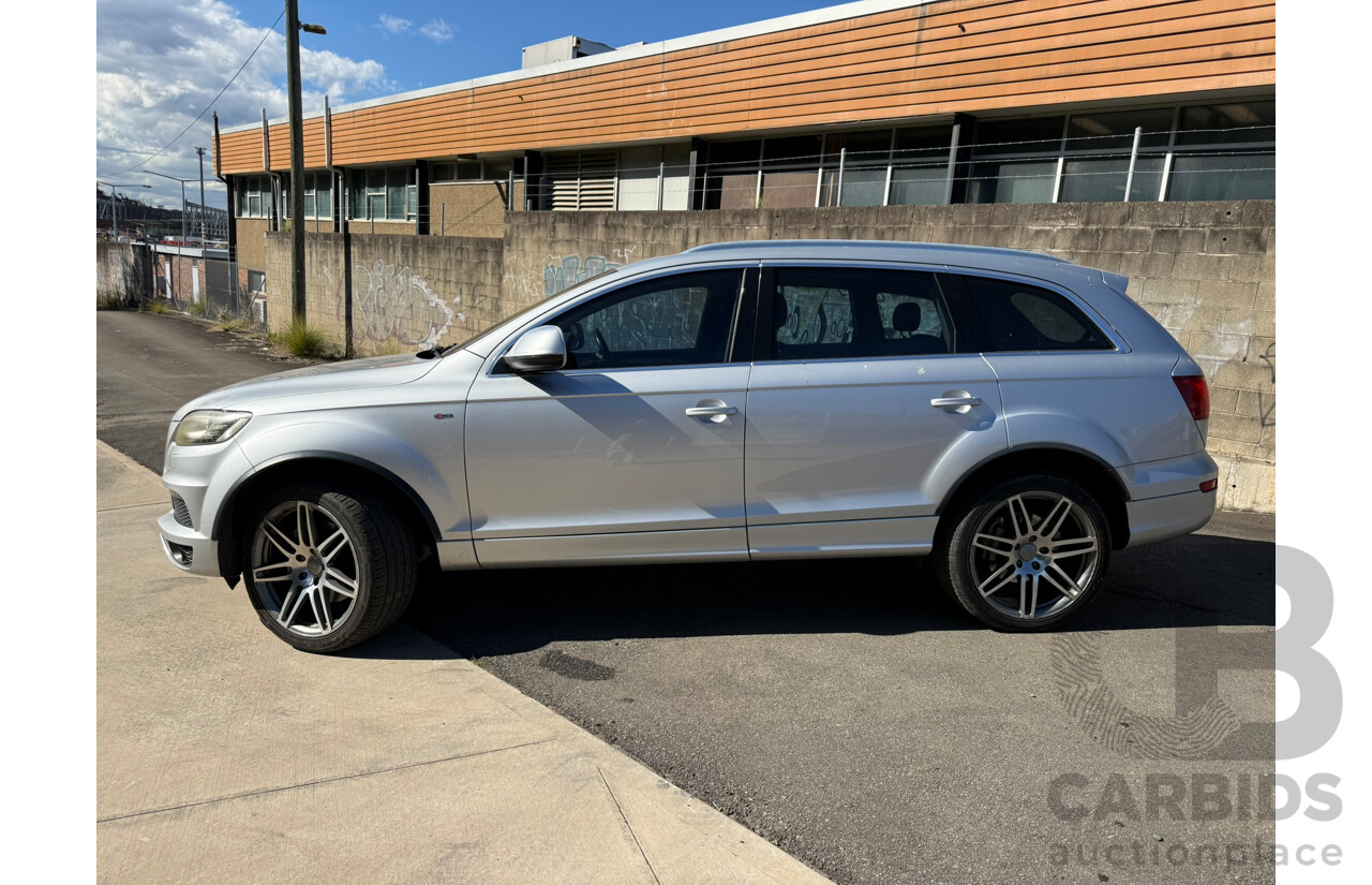 06/2012 Audi Q7 3.0 TDI QUATTRO AWD MY12 4D Wagon Ice Silver Metallic Turbo Diesel 3.0L