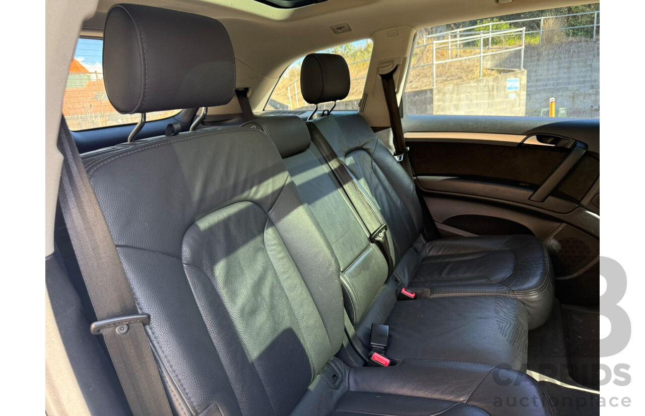 06/2012 Audi Q7 3.0 TDI QUATTRO AWD MY12 4D Wagon Ice Silver Metallic Turbo Diesel 3.0L