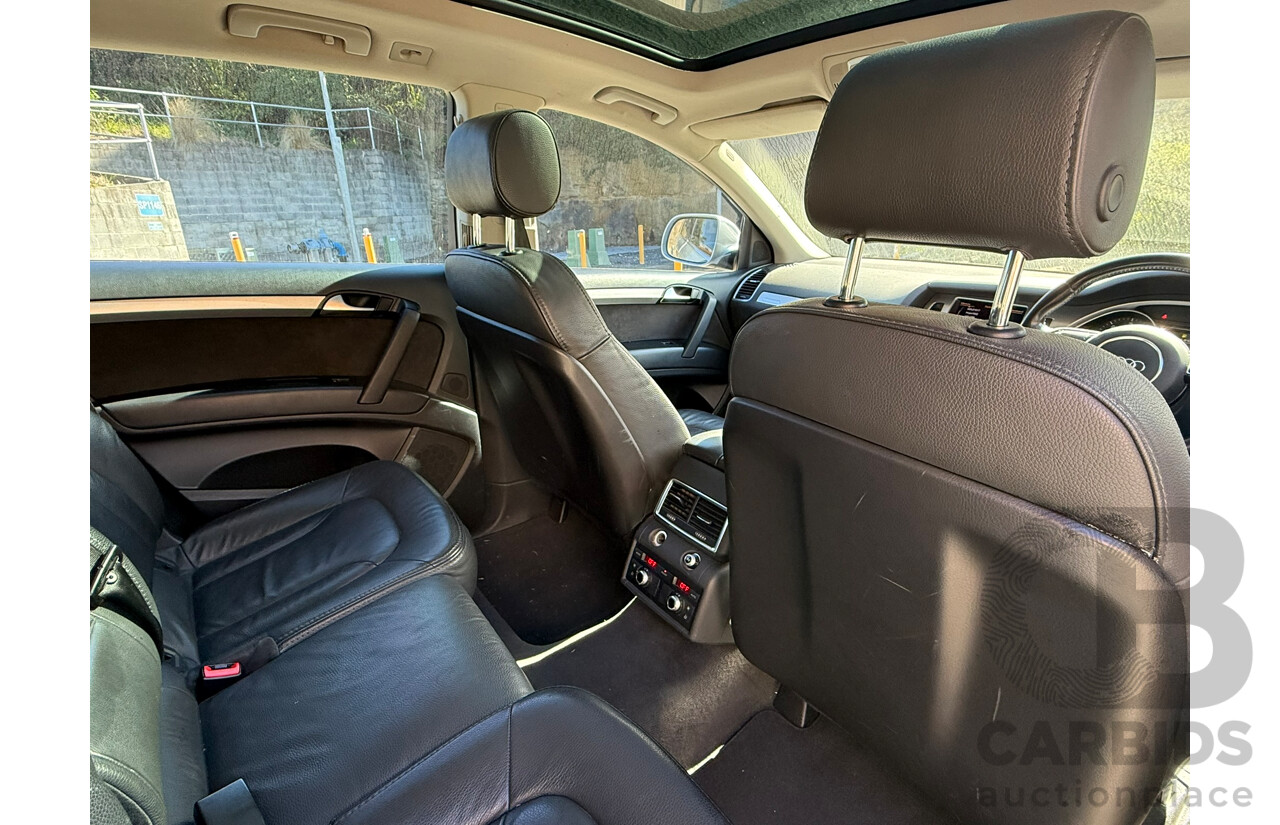 06/2012 Audi Q7 3.0 TDI QUATTRO AWD MY12 4D Wagon Ice Silver Metallic Turbo Diesel 3.0L