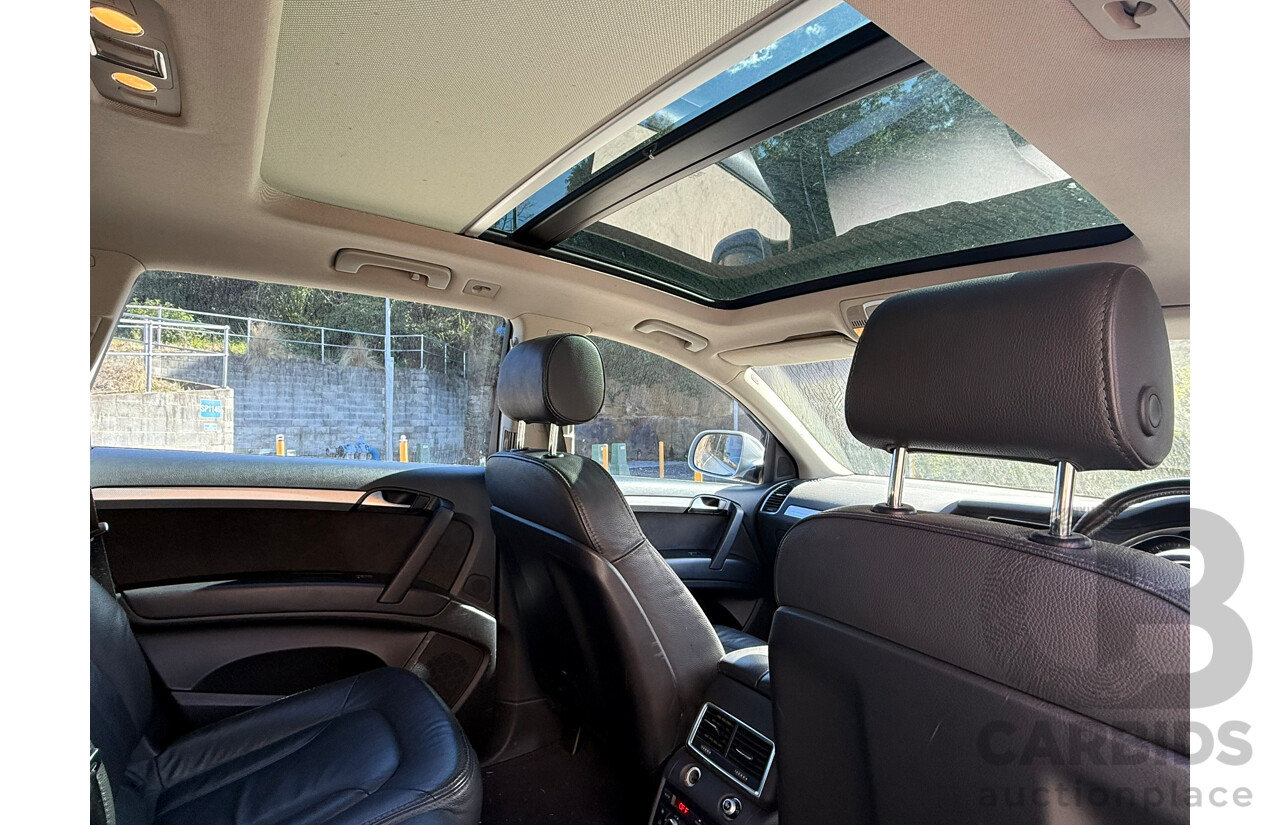 06/2012 Audi Q7 3.0 TDI QUATTRO AWD MY12 4D Wagon Ice Silver Metallic Turbo Diesel 3.0L